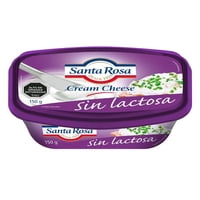Queso Crema Sin Lactosa 150 G Santa Rosa