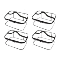 Xusx111 - 4 Paquetes Bolsas De Almacenamiento De Juguete Transparentes, Organizador De Juguete Impermeable De Pvc Con Bolsas Reutilizables Con Cremallera Para Bloques De Construcción, Juego De Mesa, R