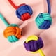 thumbnail image 1 of Playtime Fun for Your Furry Friend: Long-Handle Dog Knot Single Ball Toy, 1 of 3