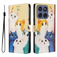 Foxdock Funda Tipo Cartera Para Motorola Moto G86 Con Soporte Y Correa – Diseño De Patrones Lindos