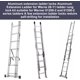 thumbnail image 4 of 1 Par Cerraduras De Escalera De Extensión,Cerraduras De Escalera De Extensión De Aluminio,Accesorios De Escalera De Repuesto para Kit De Bloqueo De Peldaño, 4 of 8