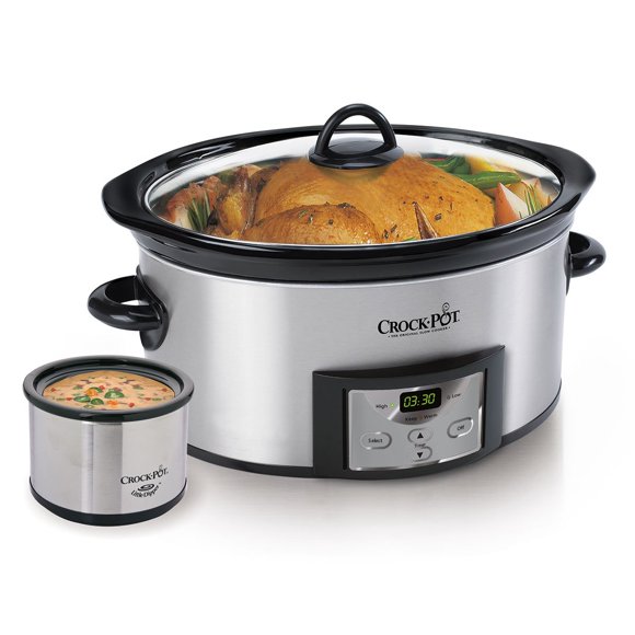 Cocina lenta Crock-Pot 6 L Acero inoxidable SCCPVC605‑S