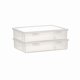 thumbnail image 1 of Caja de almacenamiento Vidifor 23x17x5 cm, juego de 2 con tapa con cierre, 1 of 6