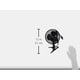 thumbnail image 3 of Ventilador portátil Comfort Zone con clip, 6 pulgadas, negro, 3 of 9