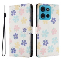 Foxdock Funda Tipo Cartera Para Motorola Moto G75 Con Soporte Y Correa – Diseño De Patrones Lindos