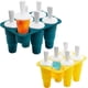 thumbnail image 1 of Moldes plegables para paletas de helado - Moldes de silicona para paletas de helado, paquete de 2, moldes de fácil liberación, palitos de helado reutilizables con protección antigoteo para paletas y h, 1 of 7