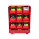 thumbnail image 5 of Organizador de bolsas de té Mind Reader 26x8x35 cm rojo de plástico, 5 of 5