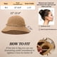 thumbnail image 2 of Sombrero de paja Askljeby, ala ancha, playa de verano, para mujer, 2 of 8