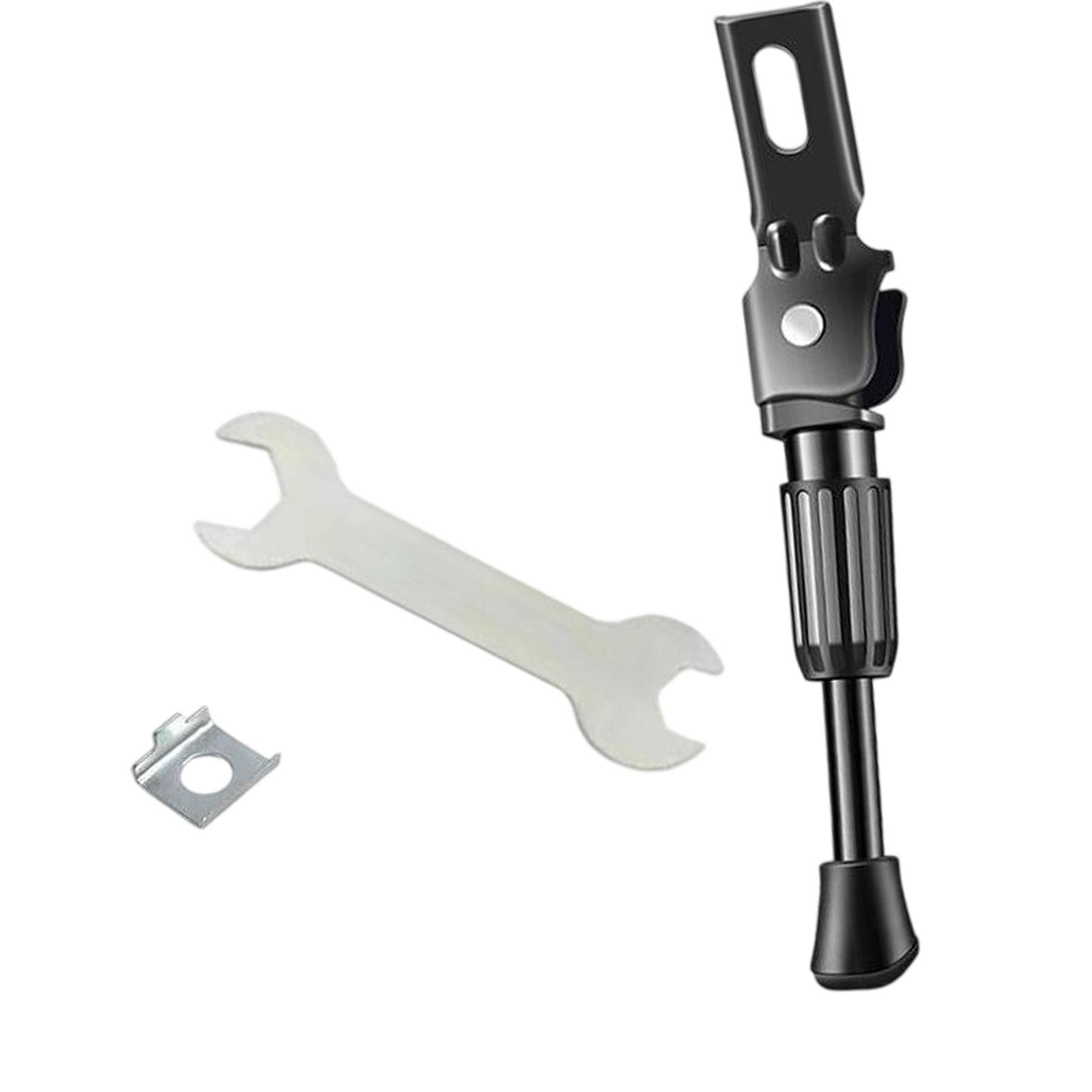 Ioensy - Pata De Cabra Para Bicicleta De Niños, Montaje Trasero, Bicicleta De Montaña, Soporte Para Bicicleta De Exterior, 16 Pulgadas, Color Negro