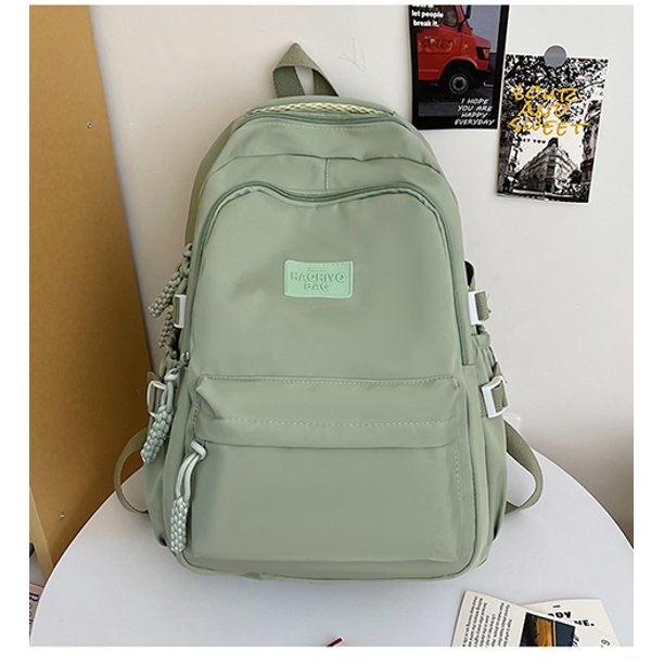 Solid Color Women Rucksack Large School Bag Backpack for Teenage Girls Fashion College Student Book Bag Mochilas рюкзак 가방