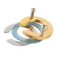 thumbnail image 3 of Accesorio de contratuerca de grifo universal Reemplazo de montaje en forma de C Instalación fácil Fijación Kit de accesorios de fijación de grifo para , LATÓN Latón, 3 of 5