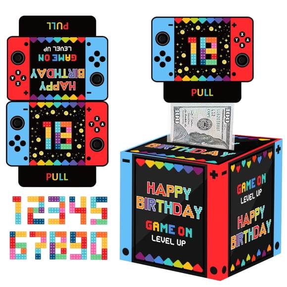 Caja de Dinero con Tirador Kovsoul 12x12x12 cm Regalo de Cumpleaños