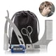 thumbnail image 1 of Kit de cuidado de barba premium para hombres, incluye una navaja de afeitar profesional de filo recto, plantilla transparente para peinar la barba, peine antiestático para barba,, 1 of 8