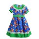 thumbnail image 3 of Vestido china estampado con falso talla 14, 3 of 6