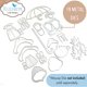 thumbnail image 2 of Set de accesorios de otoño Elizabeth Craft, 19 unidades, para manualidades, 2 of 9