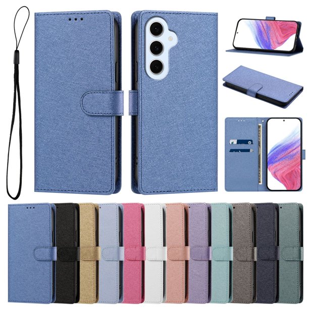 Cartera Protectora para Samsung Galaxy S26 FE con Soporte, Azul
