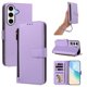 thumbnail image 1 of Funda con Billetera para [Samsung Galaxy S24 FE] con Bolsillo Zipper y Tarjetero Morado claro, 1 of 6