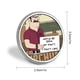 thumbnail image 2 of Sr. Birchum-Theme Round Button Badge: Premium Metal Construction, Ideal for High-End Events 2.8 cm, 2 of 6