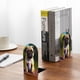 thumbnail image 5 of Pug Sujetalibros decorativos temáticos, tope para estantería con base antideslizante, uso dual para hogar y oficina - 2 piezas, 5 of 6