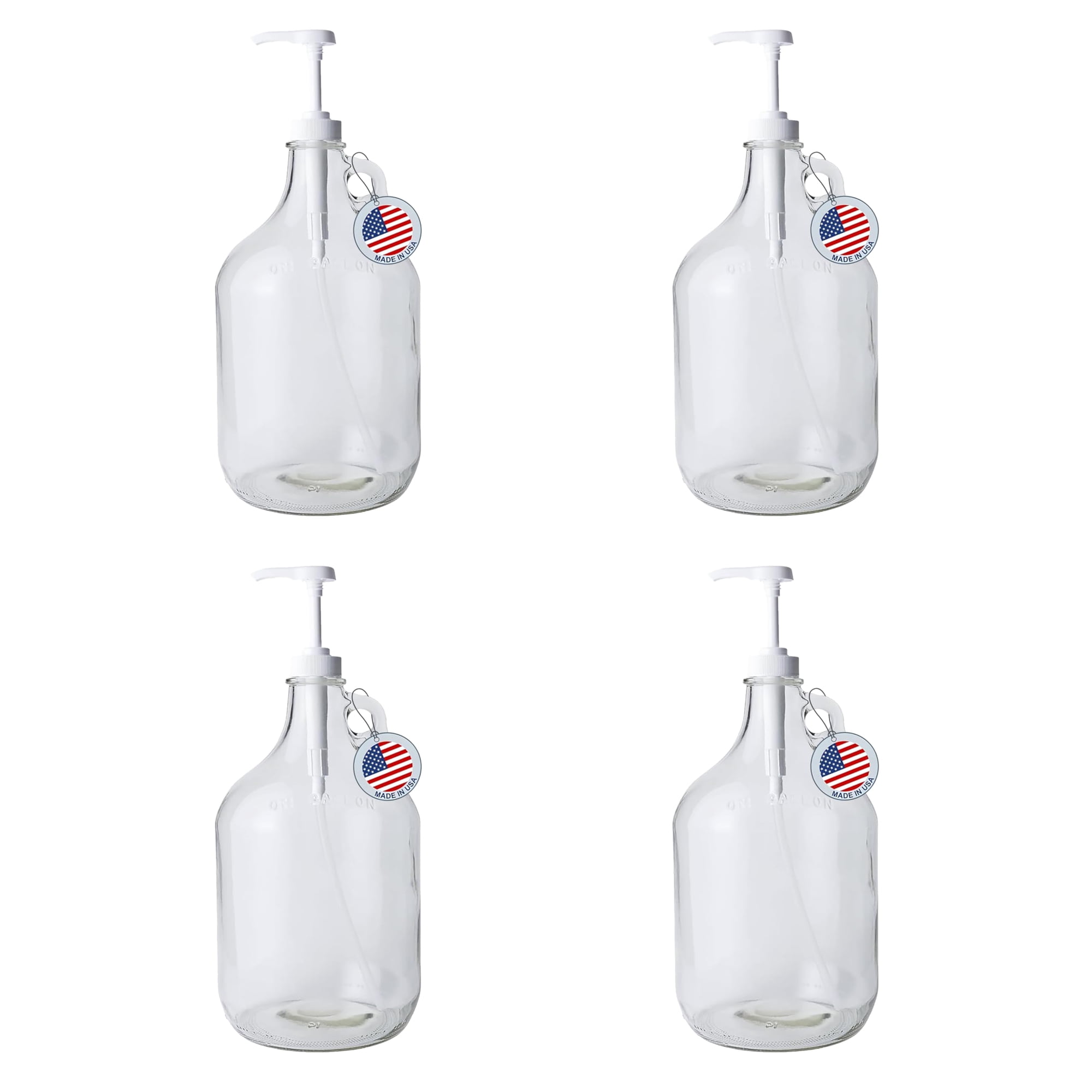 Dispensador De Detergente Para Ropa Con Jarra De Vidrio, Paquete De 4 Unidades, 4.8 L, Fastrack