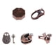 thumbnail image 3 of 5 unids Chinese Lock Puzzle Metal Brain Teaser IQ Test Juguetes para Adultos Ni?os, 3 of 5