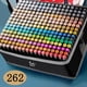 thumbnail image 1 of Hot Sales 262/204/168/120/100/80/60/48/36/24/12 Pcs Student Anime Drawing Pen Watercolor Notebook Marker Pen Set, Color Painting Double-ended Marker, 1 of 5