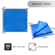 thumbnail image 2 of Cobertor Carpa Lona Toldo Multiusos Impermeable 5x5 Metros, 2 of 7
