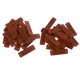 thumbnail image 3 of 40pcs etiquetas de etiquetas hechas a mano de cuero marrón retro diy coser parches artesanales, 3 of 5