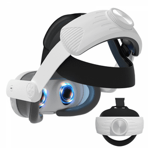 Genérico - Correa Elite Ajustable Para Accesorios De Rv Meta Quest 3 - Mayor Comodidad Con Espuma Viscoelástica De Doble Densidad-Blanco