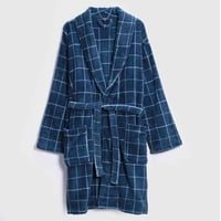 Zahr - Bata Hombre Estampada Micro Polar Coral Azul