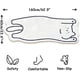 thumbnail image 5 of Alfombrilla de baño con diseño de gato, bonita, absorbente, antideslizante, supersuave, para ducha, con dibujos animados, para sala de juegos infantil, lavable a máquina, 23,6 x 62,9 pulgadas, 5 of 7