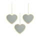 thumbnail image 1 of Set De 3 Espejo Decorativo Para Colgar Forma Corazon, 1 of 2