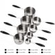 thumbnail image 3 of Juego de tazas y cucharas medidoras Turewin de acero inoxidable para 8 tazas y 8 cucharas, 3 of 7