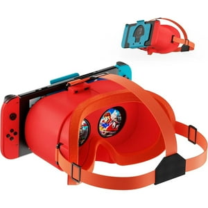 Genérico - Auriculares Vr Para Nintendo Switch Y Switch Oled, Con Lentes Hd Ajustables, Cómoda Correa Para La Cabeza, Labo Vr Kit Gafas 3D Para Switch Accesorios-Blanco Y Negro