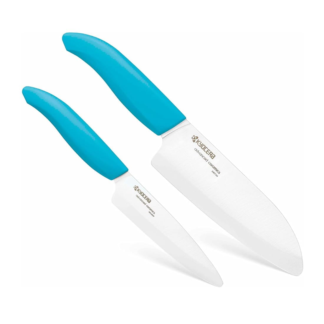 Juego De Cuchillos Kyocera Revolution Ceramic 5.5 Santoku Y 4.5 Utility