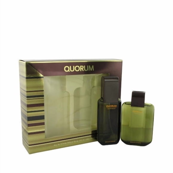 Set de regalo Antonio Puig QUORUM Eau De Toilette 100 ml + para después del afeitado