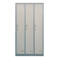 Prochef - Locker Casillero Metalico 3 Cuerpos 3 Puertas