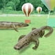 thumbnail image 5 of Juguete inflable de cocodrilo Jet Creations, 125 cm, verde, para jardín, 5 of 6