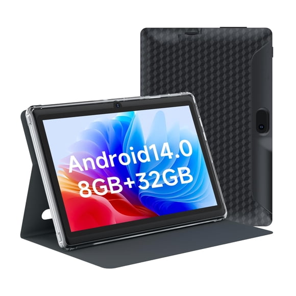 Tablet HOTTABLET Android 14.0 de 7 pulgadas, 8 GB de RAM, 32 GB de ROM, color negro