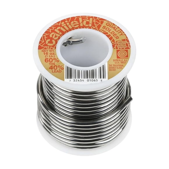 Bobina Solder Canfield 60 40 Para Vitrales De 454 G