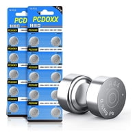 Gen - Set 2 Tira 20 Pila Boton Reloj Laser Calculado Ag13 Lr44 A76 Multicolor