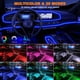 thumbnail image 3 of Tira de luces LED para interior de coche Jushope, 8 m, con aplicación y control remoto, 3 of 9