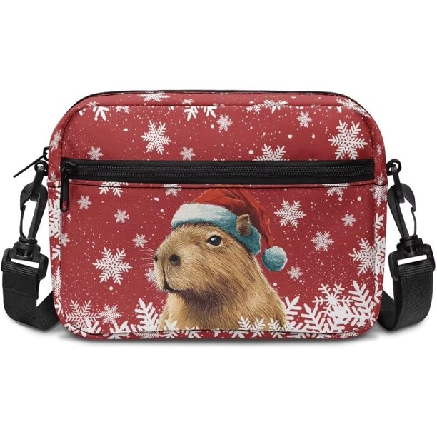 Bolso bandolera pequeño hombro mujer Halloween Navidad cámara mano monedero cremallera bolsillo móvil