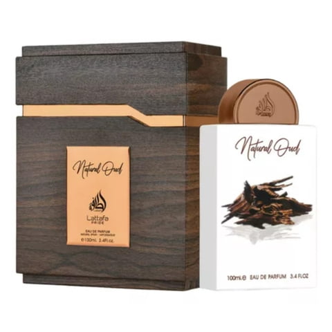Perfume Lattafa Natural Oud Edp 100Ml Unisex Auténtico