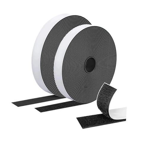 Magideal - Juego De 2 Rollos De Cinta Adhesiva De De 10 X 20 Mm, Con Reverso Autoadhesivo, Profesional, Para Bricolaje Y Hogar, Accesorio De Fijación Mult