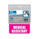 thumbnail image 3 of Identificador de credencial Scrubs and Stuff LLC Sobredimensionado rosa, 3 of 4