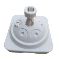 Ioensy - Soporte Para Sombrilla, Accesorio Resistente Para Sombrilla, Base Para Sombrilla Para Patio, Césped, Exterior, Blanco