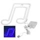 thumbnail image 1 of Lámpara de pared LED con luz de neón y nota musical para noche de conciertos, ideal para fiestas y para colgar en la pared., 1 of 8