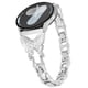 thumbnail image 1 of Correa de reloj G-ficu de 20 mm con forma de mariposa y diamante, metal plateado, 1 of 6