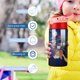 thumbnail image 5 of El Pato DarkwingBotella de Agua con Tapa Pop Top de Un Toque, Acero Inoxidable, a Prueba de Fugas, para Deportes, Botella Infantil rosa 12 oz, 5 of 6